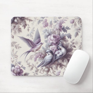 Französische Toile Fleurie Vögel Mousepad