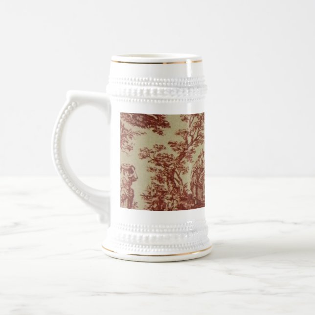 Französische Toile in Rosa Bierglas (Links)