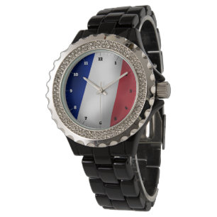 FRANZÖSISCHE TRICOLOR FLAG WATCH ARMBANDUHR