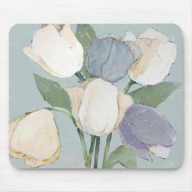 Französische Tulips Mousepad (Vorne)