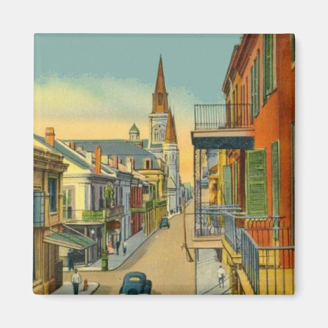 Französische Viertel New Orleans Magnet (Vorne)