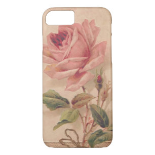 Französische viktorianische rosa Rose Case-Mate iPhone Hülle