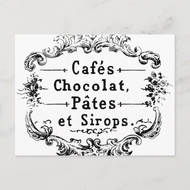 Französische Vintage Postkarte (Vorderseite)