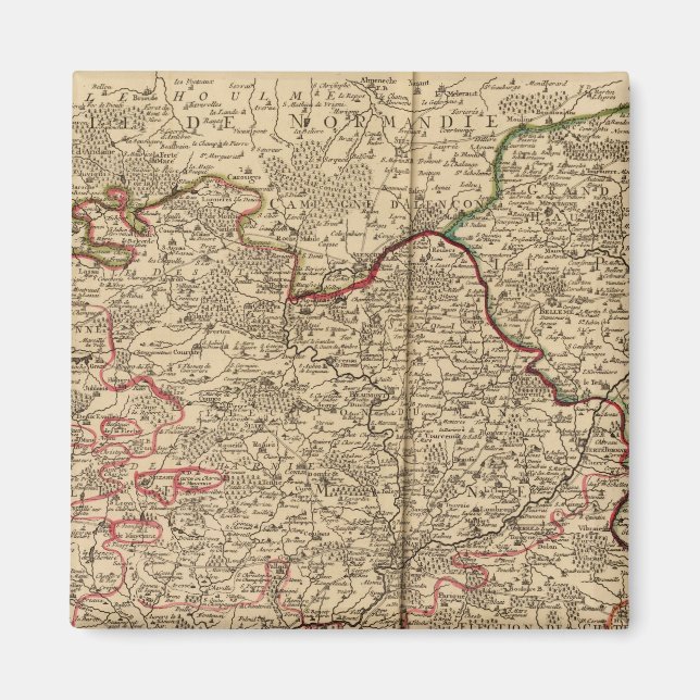 Französische Wälder Magnet (Vorne)
