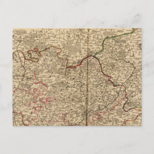 Französische Wälder Postkarte