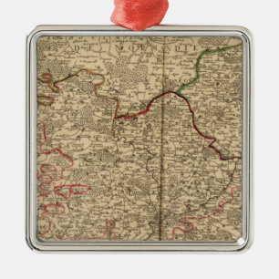 Französische Wälder Silbernes Ornament