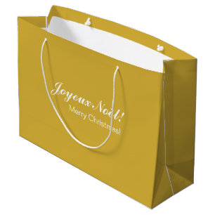 Französische Weihnachtsgeschenktasche Große Geschenktüte