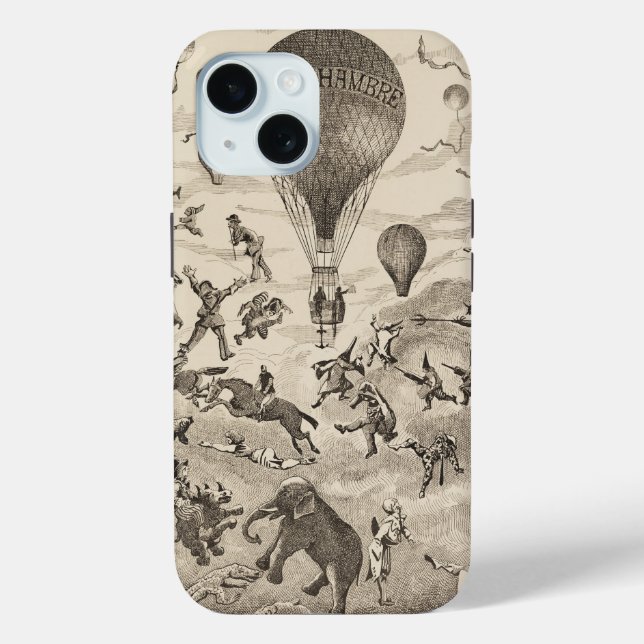 Französische Werbung für Ballonhersteller Case-Mate iPhone Hülle (Rückseite)