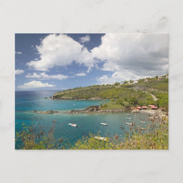 FRANZÖSISCHE WESTINDIEN (FWI), Guadaloupe, Basse, Postkarte (Vorderseite)