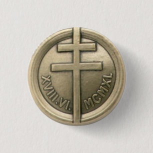 Französische Widerstand-Medaille Button