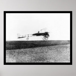 Französischer Aviator Louis Bleriot 1909 Poster