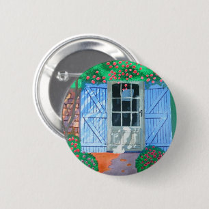 Französischer Bauernhof Button