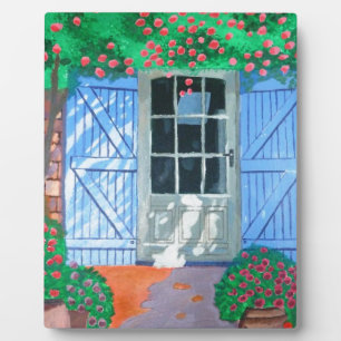 französischer Bauernhof Fotoplatte