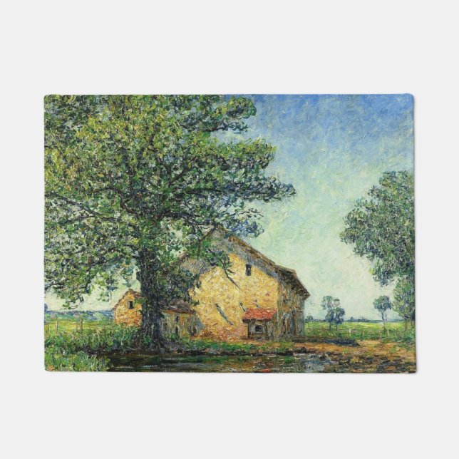 französischer Bauernhof in La Petite Mare (von Fra Fußmatte (Vorderseite)