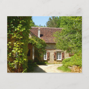 Französischer Bauernhof und Postkarte