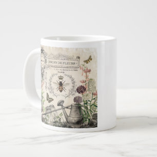 Französischer Bienengarten Jumbo-Tasse