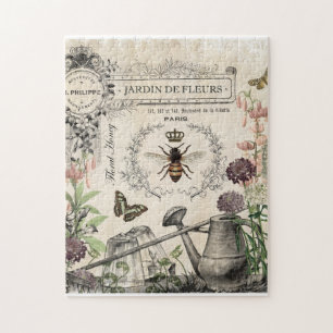 Französischer Bienengarten Puzzle