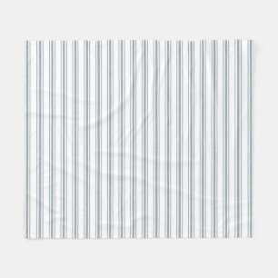 Französischer blauer Ticking-Streifen Fleecedecke