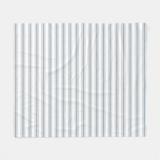 Französischer blauer Ticking-Streifen Fleecedecke