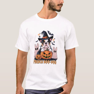 Französischer Boo Hund Süßer Franzose Halloween Ge T-Shirt