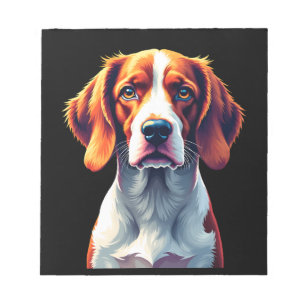 Französischer Brittany Spaniel Mama Papa Hunde Ges Notizblock