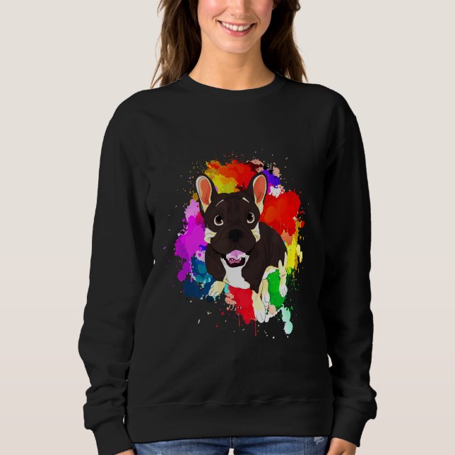 Französischer Bulldog 59 Sweatshirt (Vorderseite)