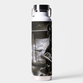 Französischer Bulldog Aviator Wasserflasche Trinkflasche