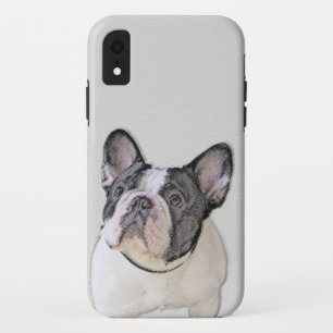 Französischer Bulldog (Brindle Pied) Malerei - Hun Case-Mate iPhone Hülle