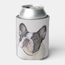 Französischer Bulldog (Brindle Pied) Malerei - Hun