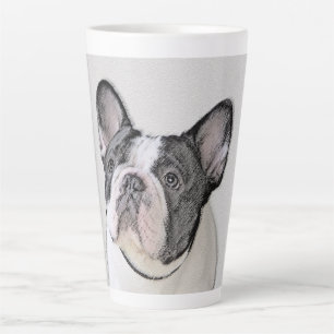 Französischer Bulldog (Brindle Pied) Malerei - Hun Milchtasse