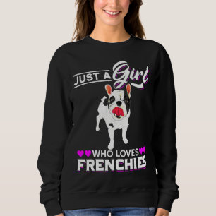 Französischer Bulldog Dog Girls Sweatshirt