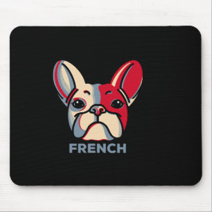 Französischer Bulldog-Dog-Spaß 1 Mousepad