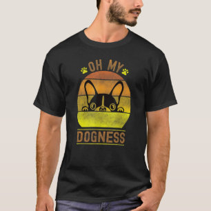 Französischer Bulldog-Dog-Trainer Hund Mommy und D T-Shirt