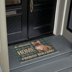 Französischer Bulldog-Doormat, französische Bull Fußmatte