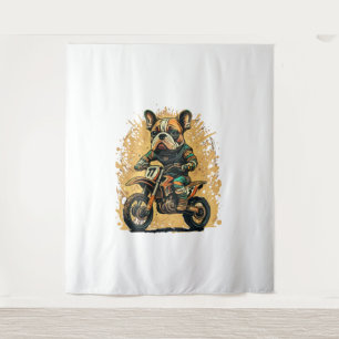 Französischer Bulldog , französisches Bulldog-T-Sh Wandteppich