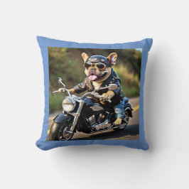 Französischer Bulldog "Frenchie" Motorrad-Kissen Kissen