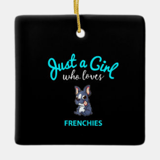 Französischer Bulldog für Mädchen Kinder Französis Keramikornament