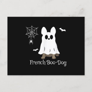 Französischer Bulldog Halloween-Boo-Dog-Geschenk Feiertagspostkarte