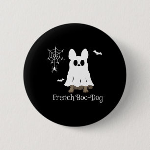 Französischer Bulldog Halloween-Boodog-Dog-Geschen Button