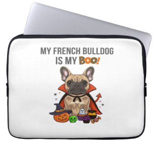 Französischer Bulldog Halloween Kostüm Mein Franzö Laptopschutzhülle