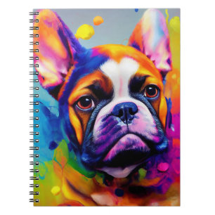 Französischer Bulldog Hund Niedliches liebenswerte Notizblock