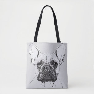 Französischer Bulldog Hund Wildtier-Illustration