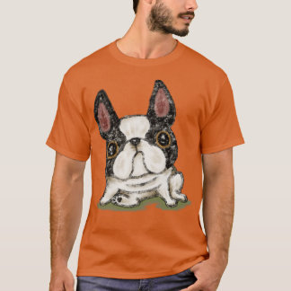 Französischer Bulldog in lustiger Pose T-Shirt