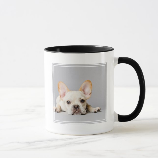 Französischer Bulldog Lächeln Tasse (Rechts)