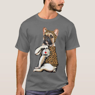 Französischer Bulldog Liebhaber I Liebe Mama Tatto T-Shirt