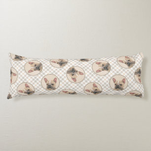 Französischer Bulldog Malerei Fawn Niedlich Origin Seitenschläferkissen