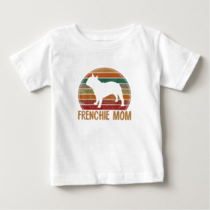 Französischer Bulldog Mama Geschenk Hund Mor Pet H Baby T-shirt