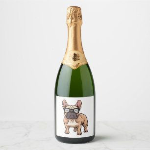 Französischer Bulldog mit Brillen