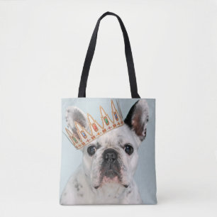 Französischer Bulldog mit Krone