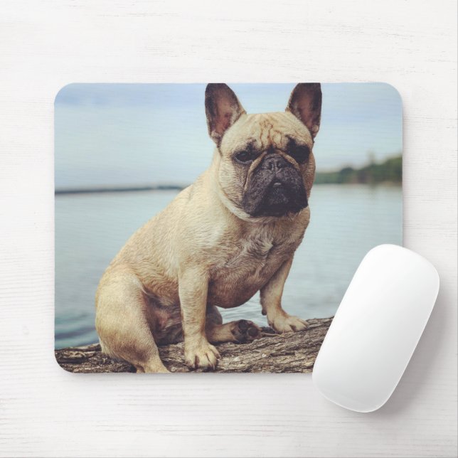 Französischer Bulldog Mousepad (Mit Mouse)